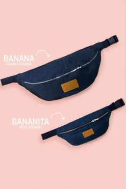 Make My Lemonade SAC BANANITA JEAN BRUT< Bananes|Sacs & Bananes