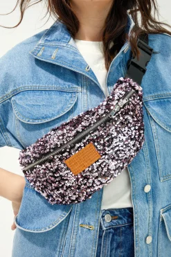 Make My Lemonade SAC BANANITA SEQUINS ROSES< Bananes|Sacs & Bananes