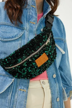 Make My Lemonade SAC BANANITA SEQUINS VERTS< Bananes|Sacs & Bananes
