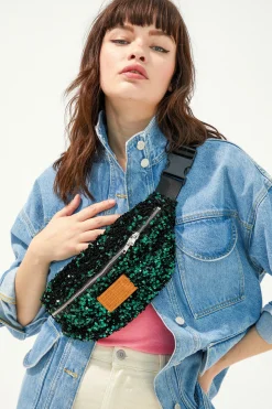 Make My Lemonade SAC BANANITA SEQUINS VERTS< Bananes|Sacs & Bananes