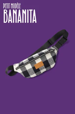 Make My Lemonade SAC BANANITA VICHY NOIR< Bananes|Sacs & Bananes
