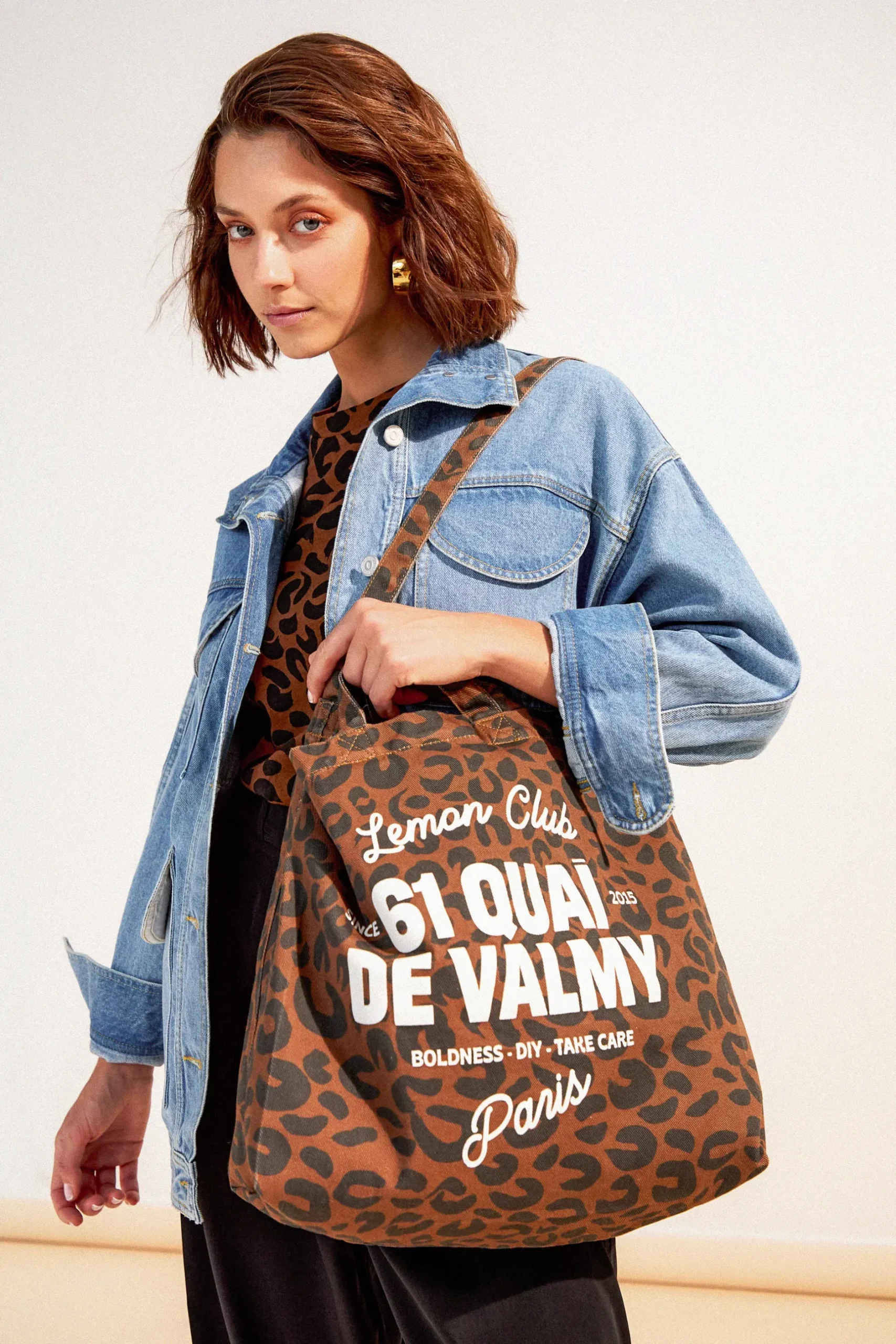 Make My Lemonade SAC CABAS SUZETTE LEOPARD< Sacs & Bananes
