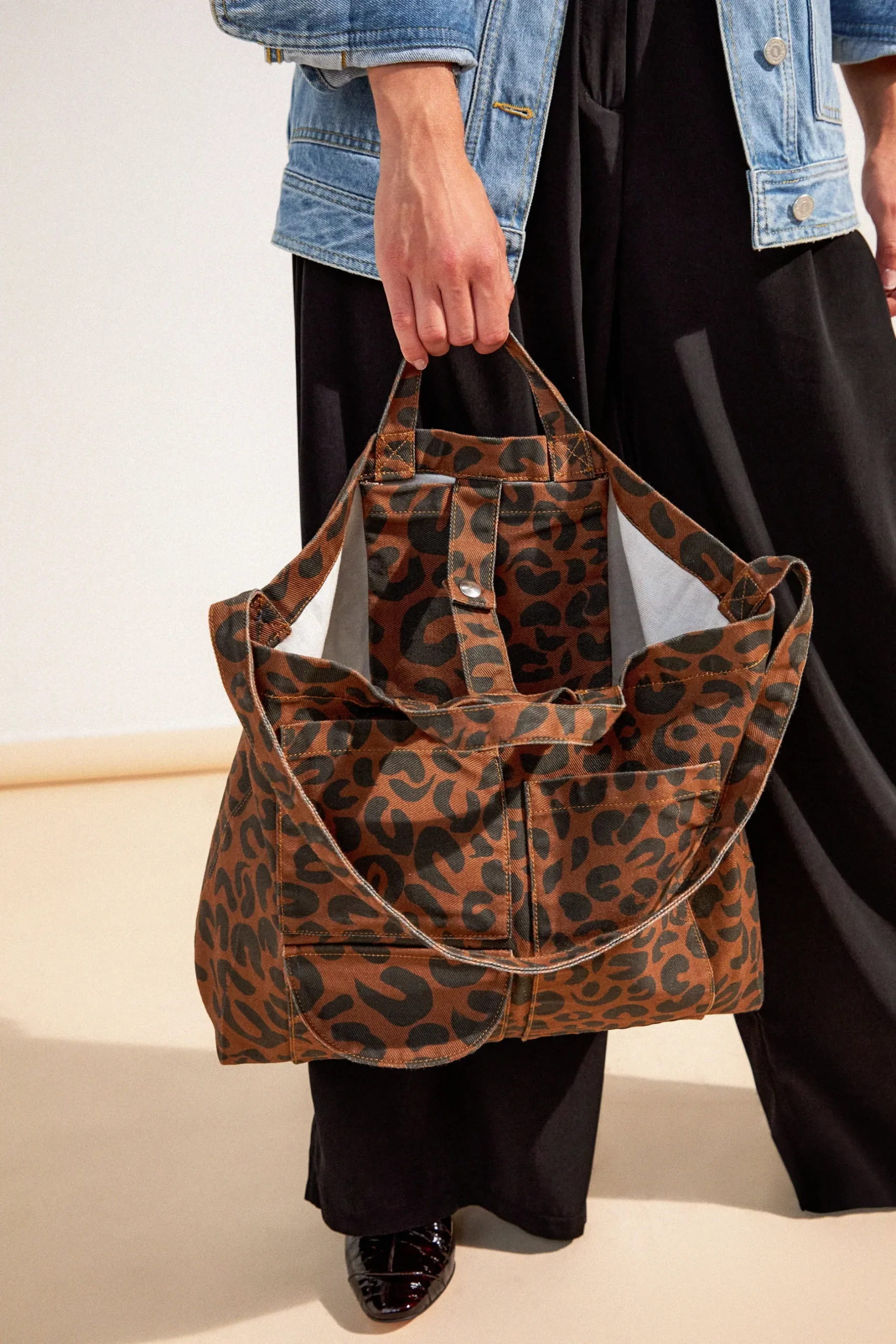 Make My Lemonade SAC CABAS SUZETTE LEOPARD< Sacs & Bananes