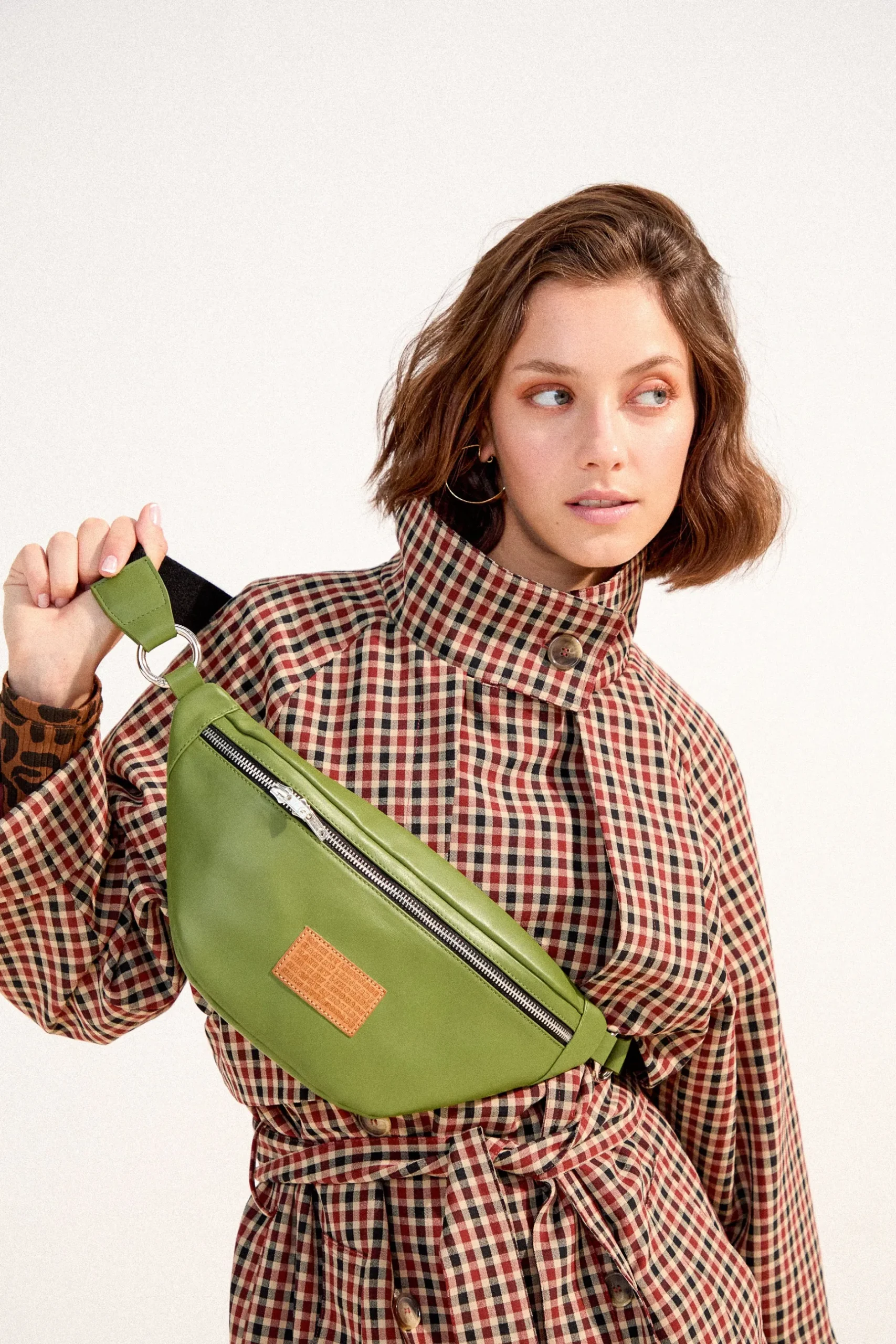 Make My Lemonade SAC GLORIA CUIR VERT< Bananes|Sacs & Bananes