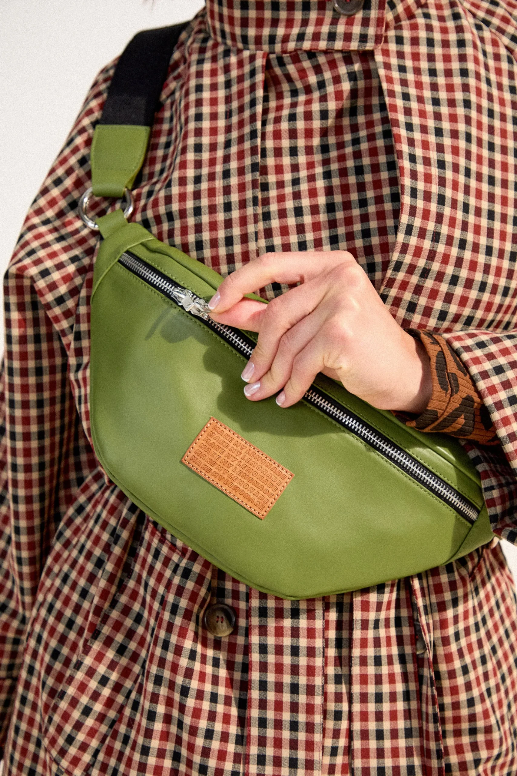 Make My Lemonade SAC GLORIA CUIR VERT< Bananes|Sacs & Bananes