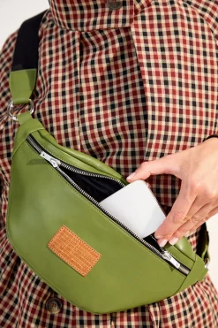 Make My Lemonade SAC GLORIA CUIR VERT< Bananes|Sacs & Bananes