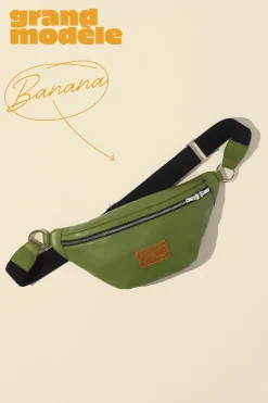 Make My Lemonade SAC GLORIA CUIR VERT< Bananes|Sacs & Bananes