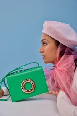 Make My Lemonade SAC JOHN CUIR SUPER GREEN< Sacs & Bananes