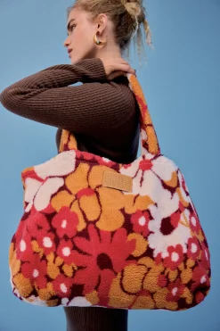 Make My Lemonade SAC MOUMOUTE FLEURS ORANGE< Sacs & Bananes
