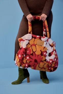 Make My Lemonade SAC MOUMOUTE FLEURS ORANGE< Sacs & Bananes
