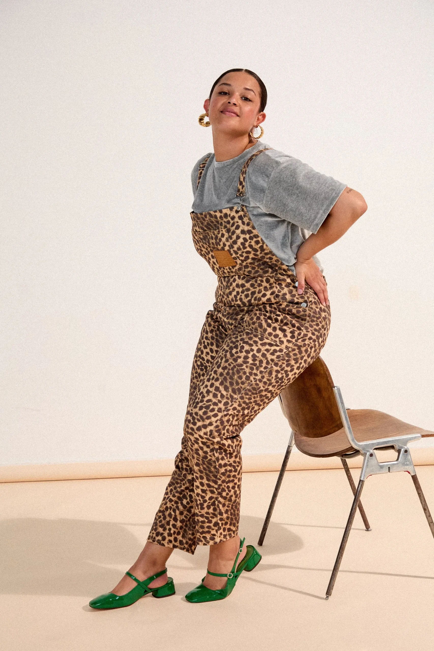 Make My Lemonade SALOPETTE RAMONA LEOPARD< Robes & Combis