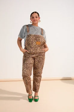 Make My Lemonade SALOPETTE RAMONA LEOPARD< Robes & Combis