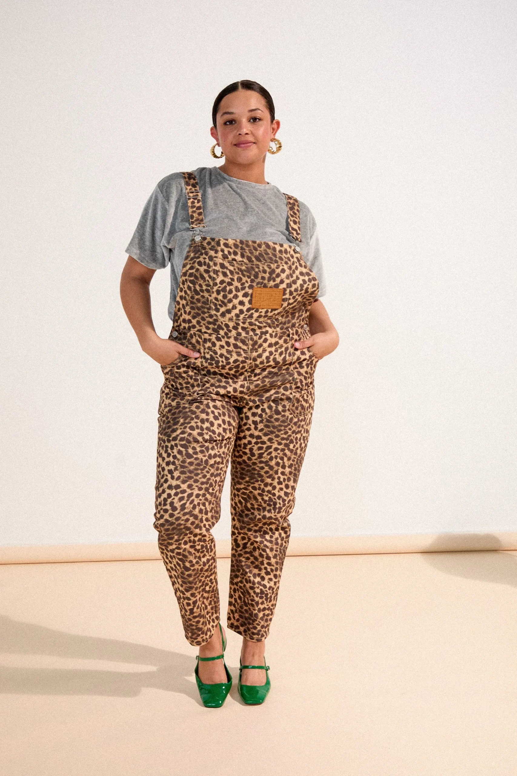 Make My Lemonade SALOPETTE RAMONA LEOPARD< Robes & Combis