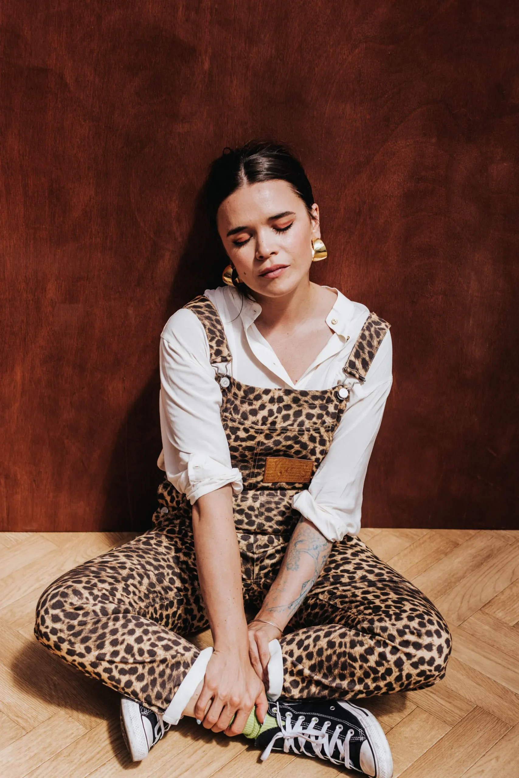 Make My Lemonade SALOPETTE RAMONA LEOPARD< Robes & Combis