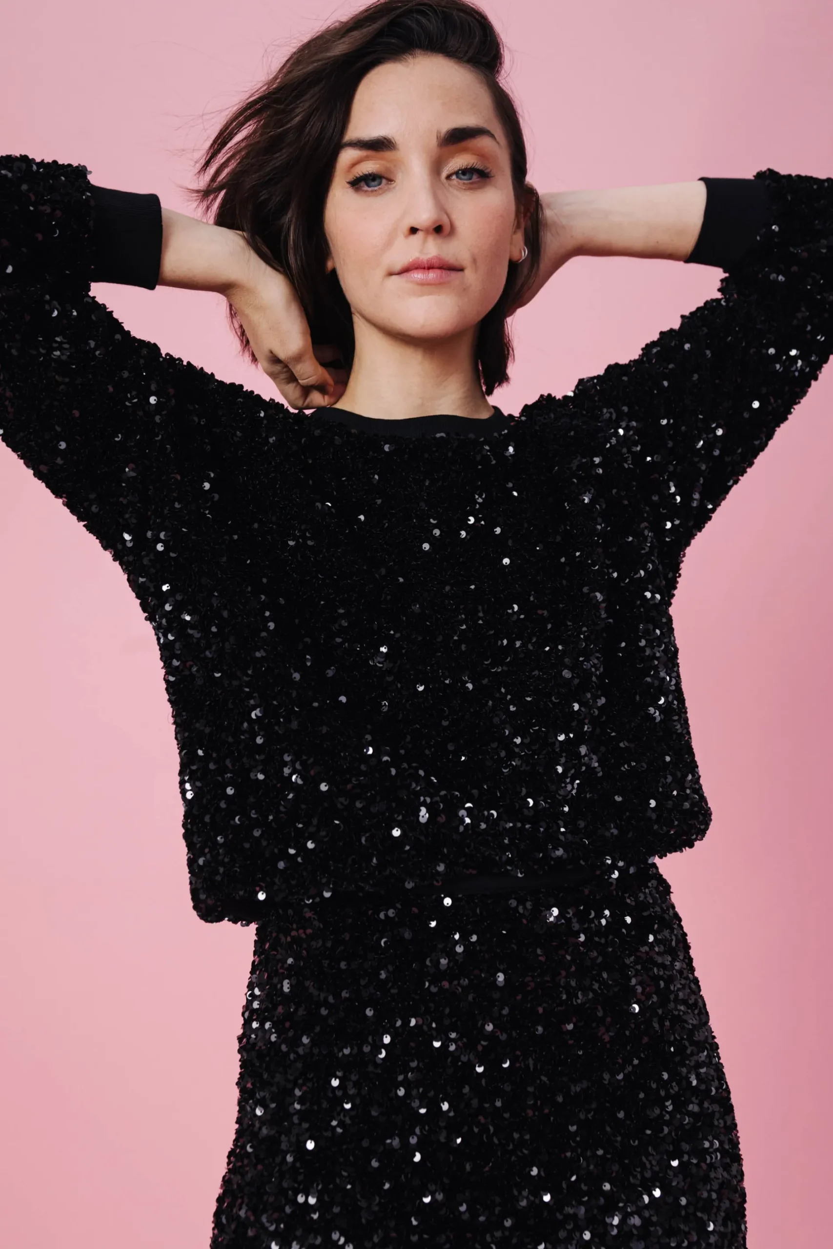 Make My Lemonade SWEAT HENRI SEQUINS NOIRS< Sweats & Mailles