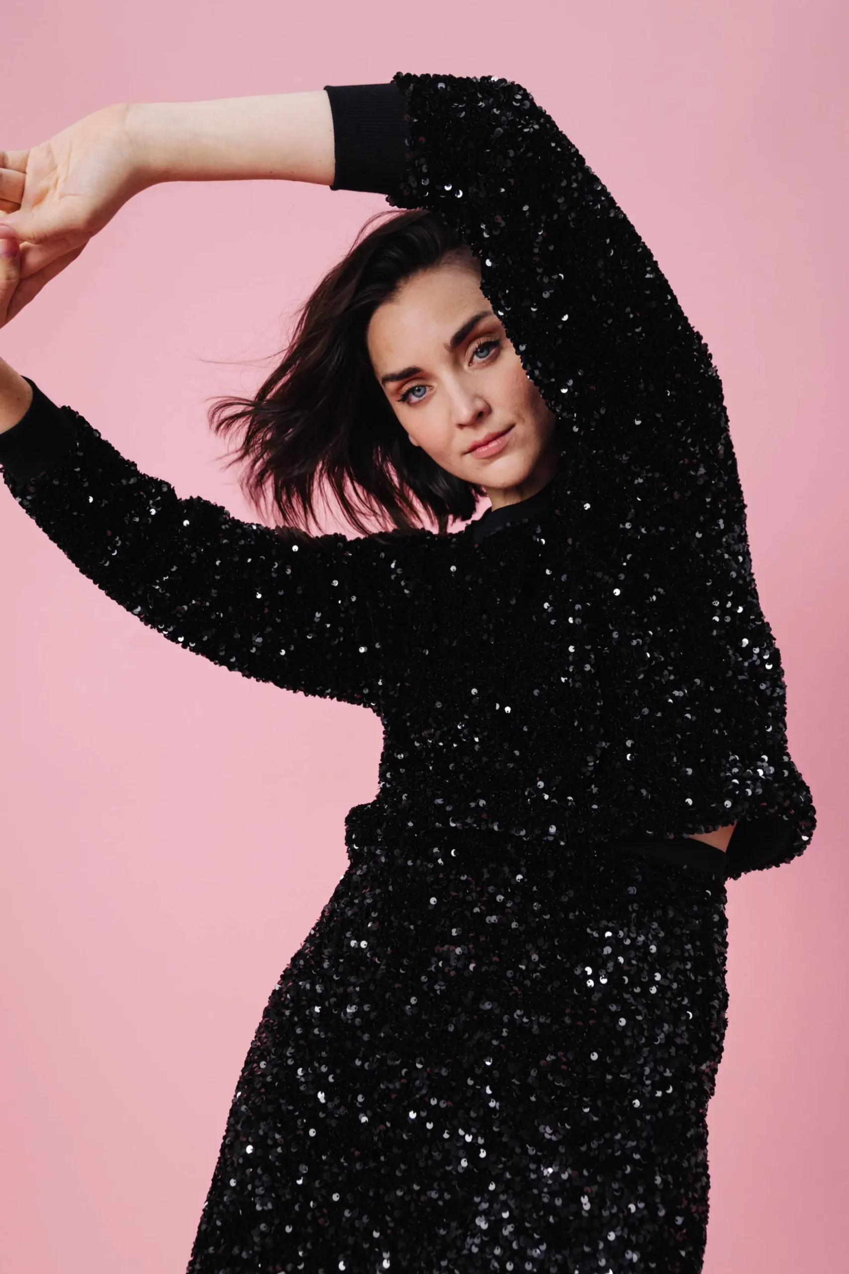 Make My Lemonade SWEAT HENRI SEQUINS NOIRS< Sweats & Mailles
