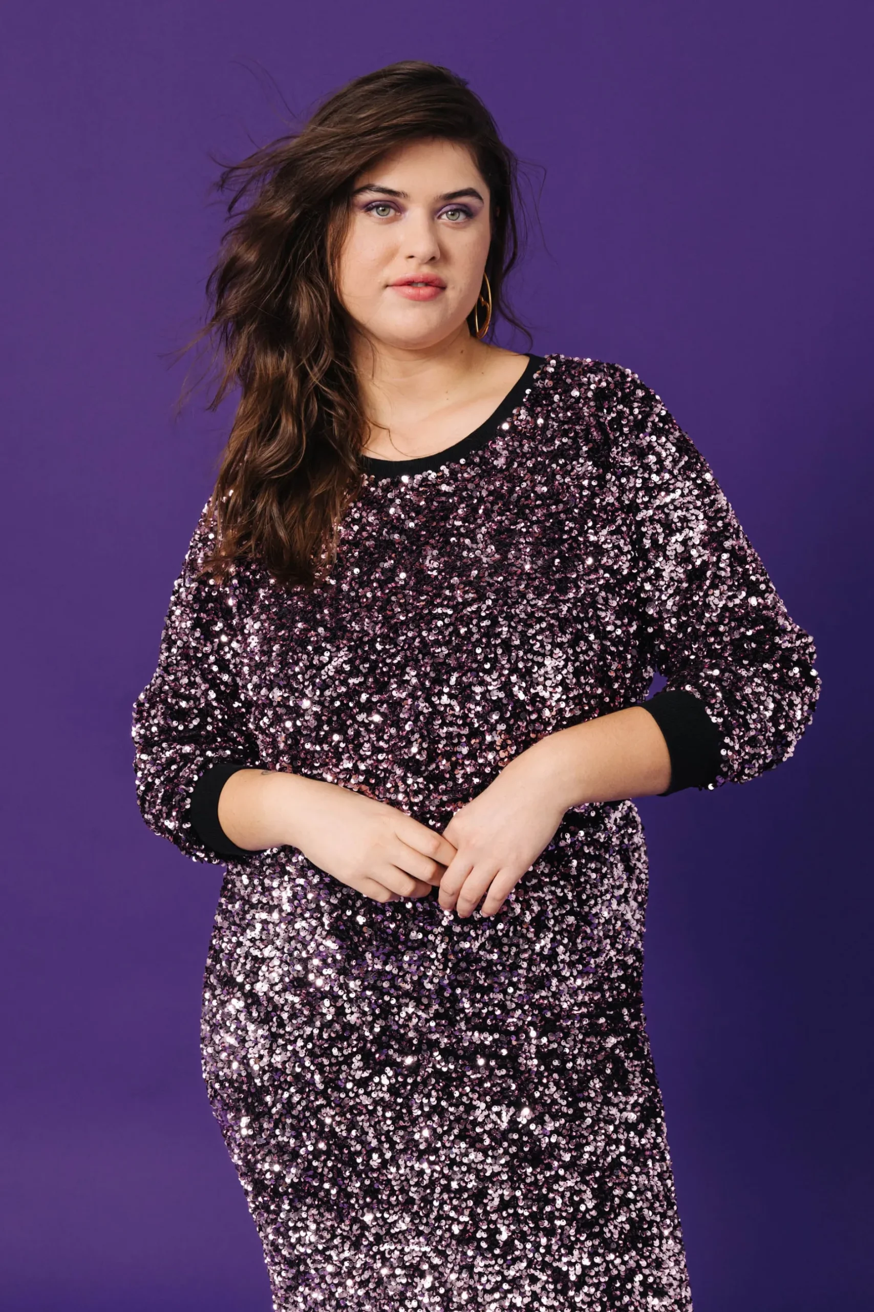 Make My Lemonade SWEAT HENRI SEQUINS ROSE< Sweats & Mailles