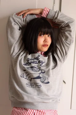 Make My Lemonade SWEAT MIA GOOD MORNING< Le Linge|Homewear