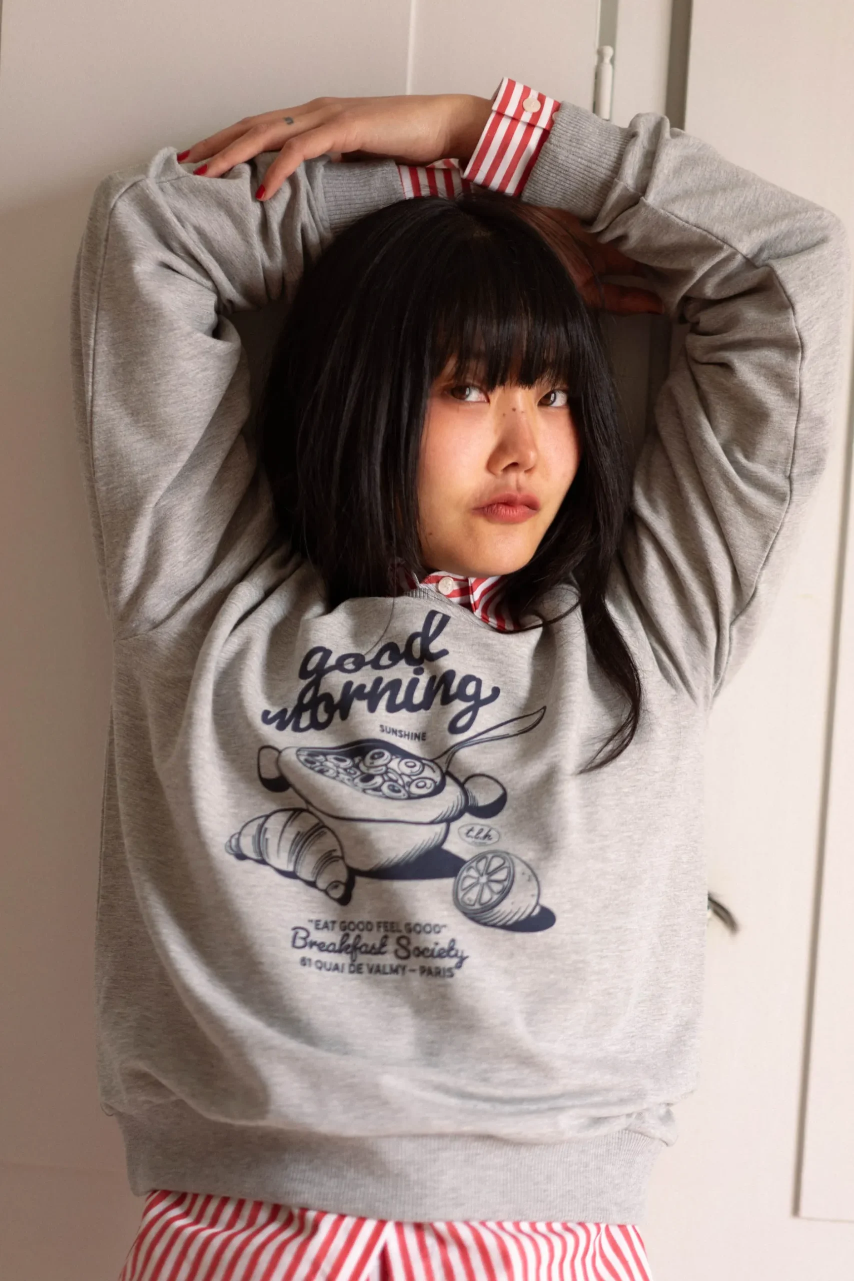 Make My Lemonade SWEAT MIA GOOD MORNING< Le Linge|Homewear