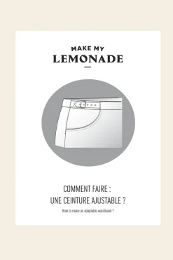 Make My Lemonade TIPS : Comment faire une ceinture ajustable< Patrons Pdf|Mercerie & Couture