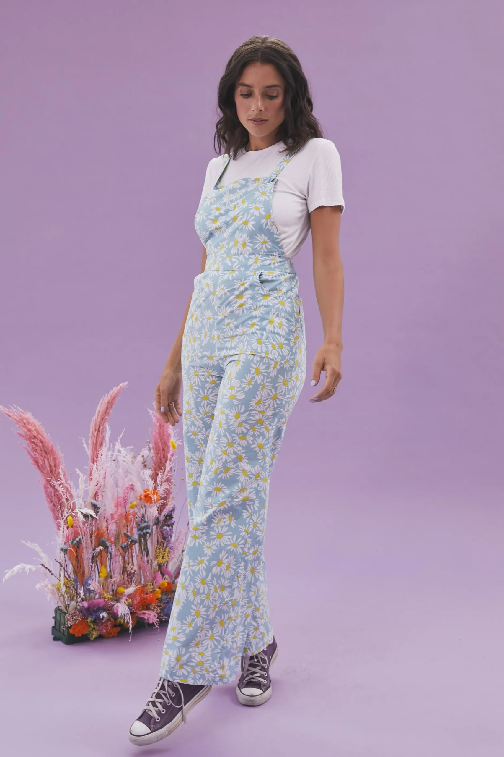 Make My Lemonade TISSU DAISY BLEU< Tissus|Mercerie & Couture