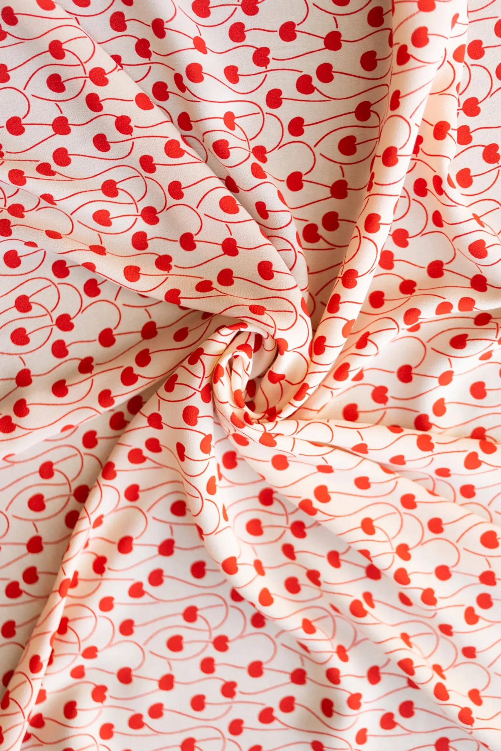Make My Lemonade TISSU ECRU CERISES< Tissus|Mercerie & Couture
