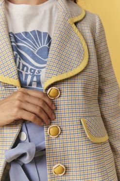 Make My Lemonade TISSU PIED DE PUCE< Tissus|Mercerie & Couture