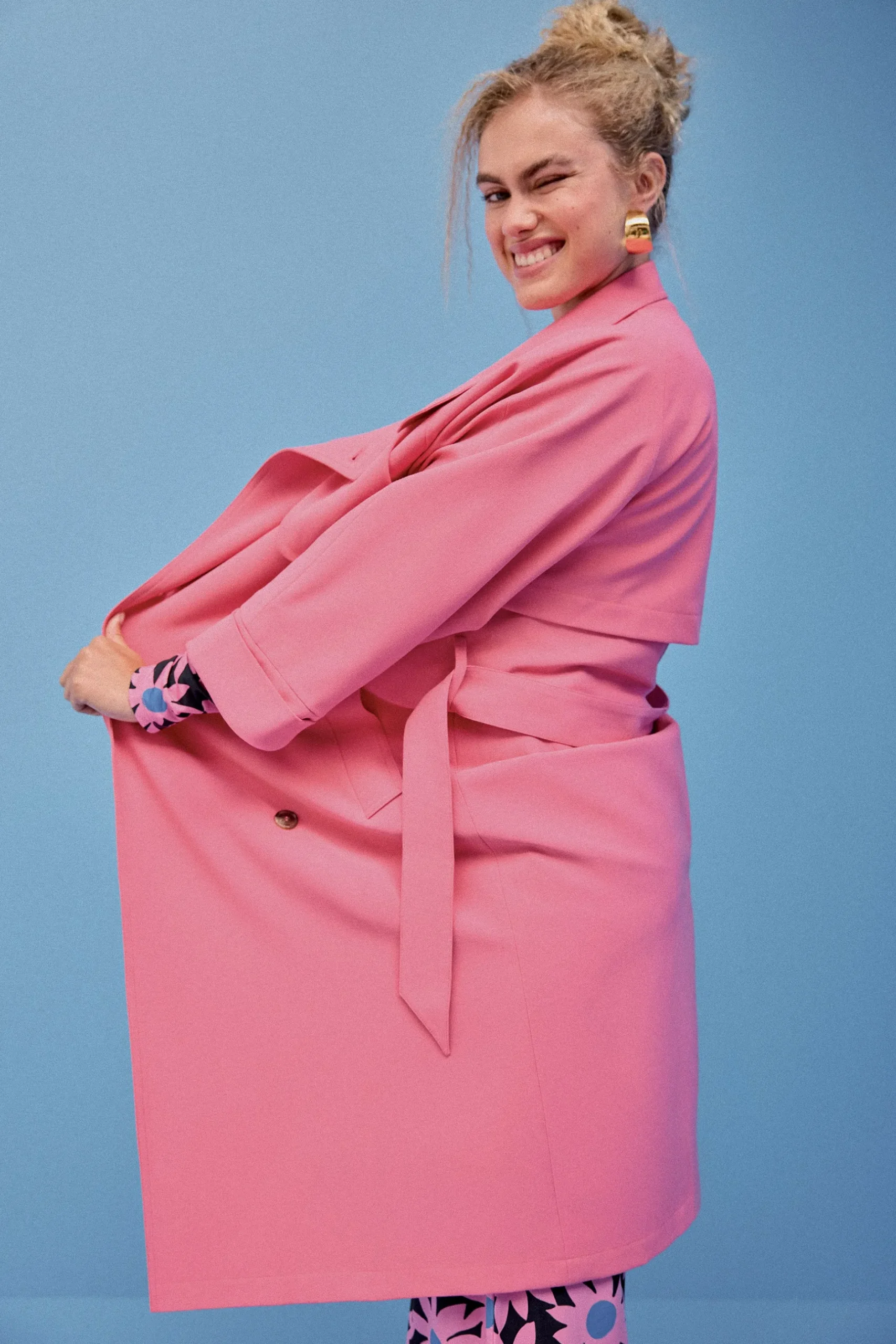 Make My Lemonade TRENCH RAOUL ROSE< Vestes & Manteaux