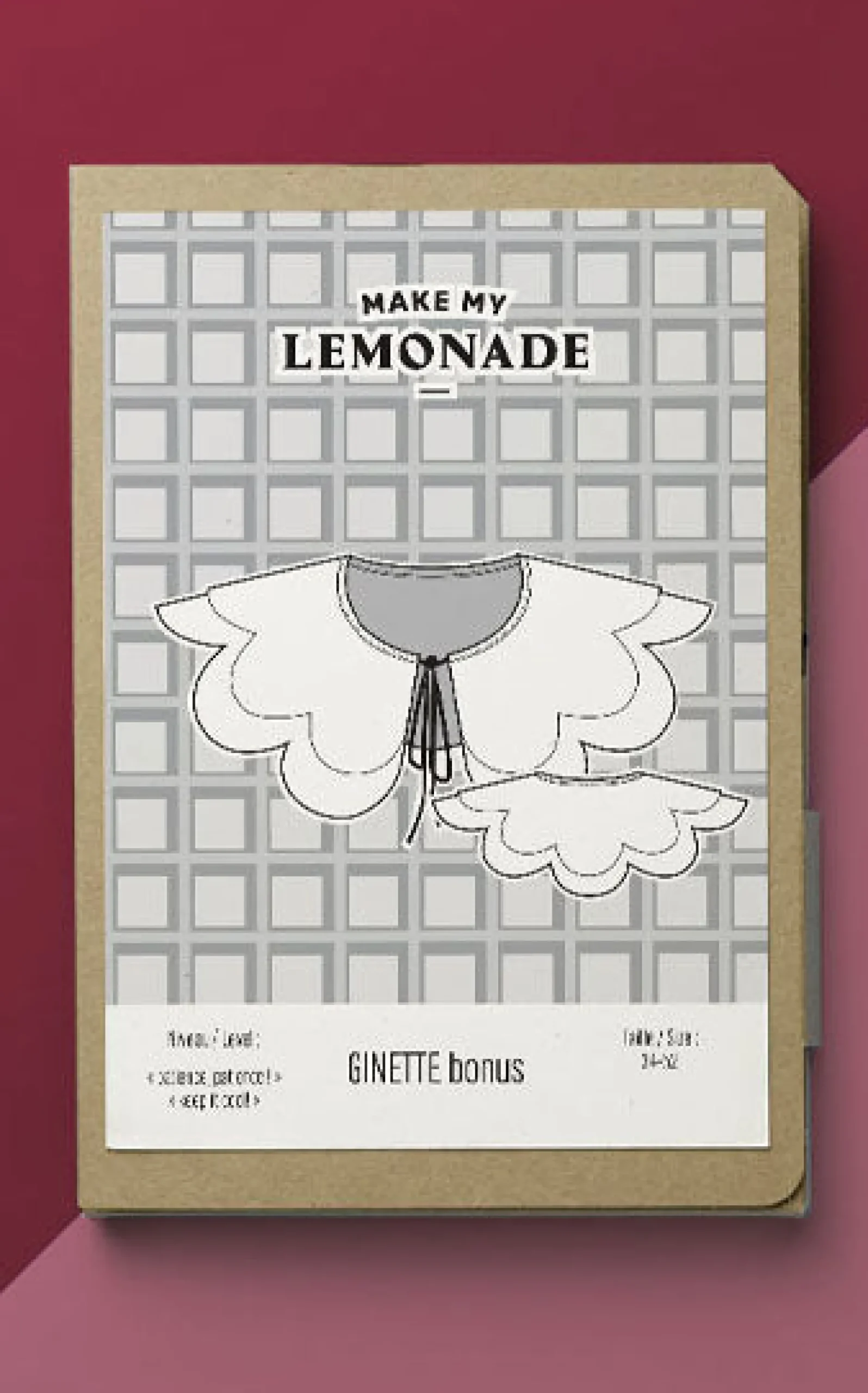 Make My Lemonade TWIST PATRON DE COUTURE GINETTE< Patrons Pdf|Mercerie & Couture