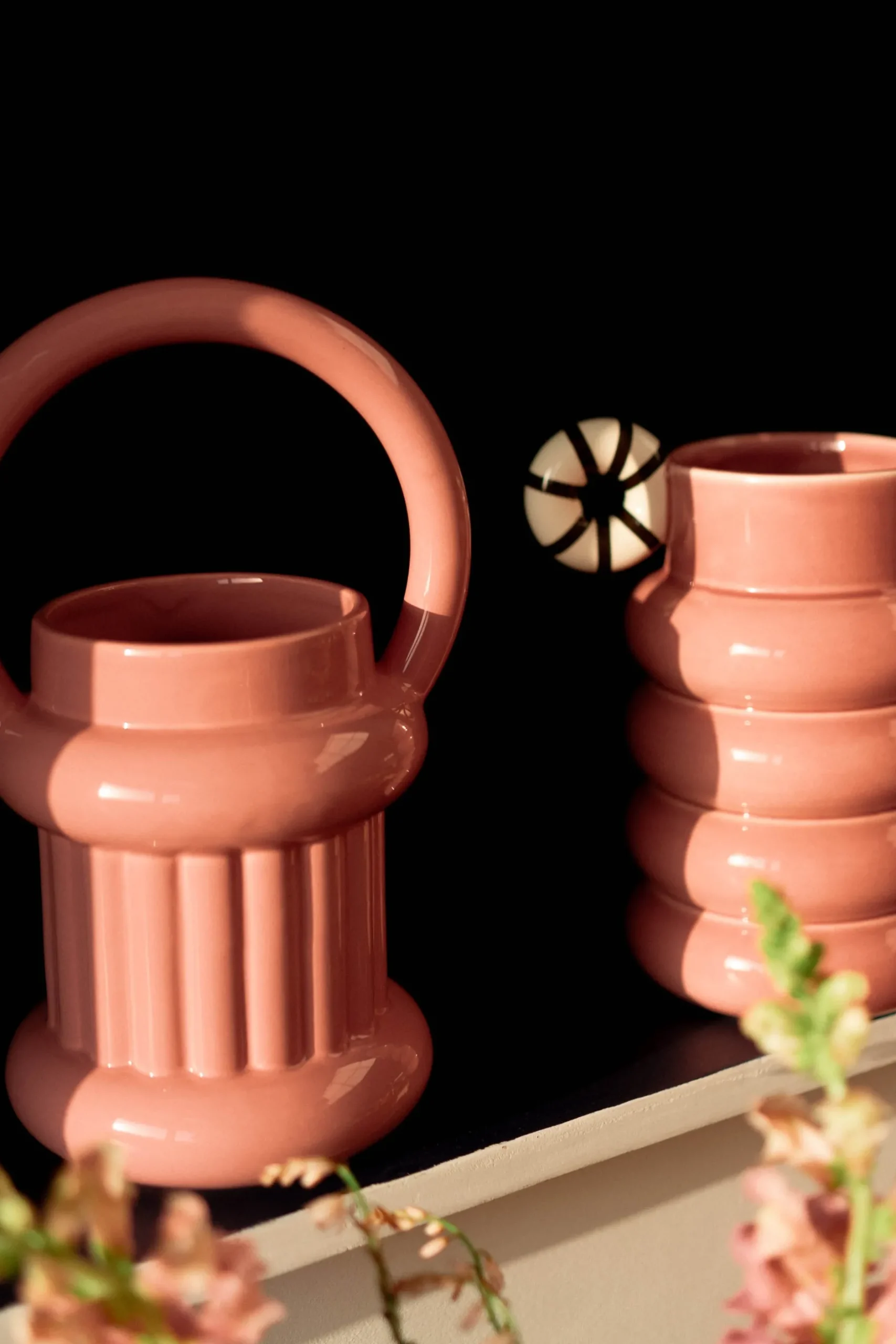 Make My Lemonade VASE OLIVER PINK< Décorations