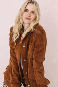Make My Lemonade VESTE NINO VELOURS MACCHIATO< Vestes & Manteaux